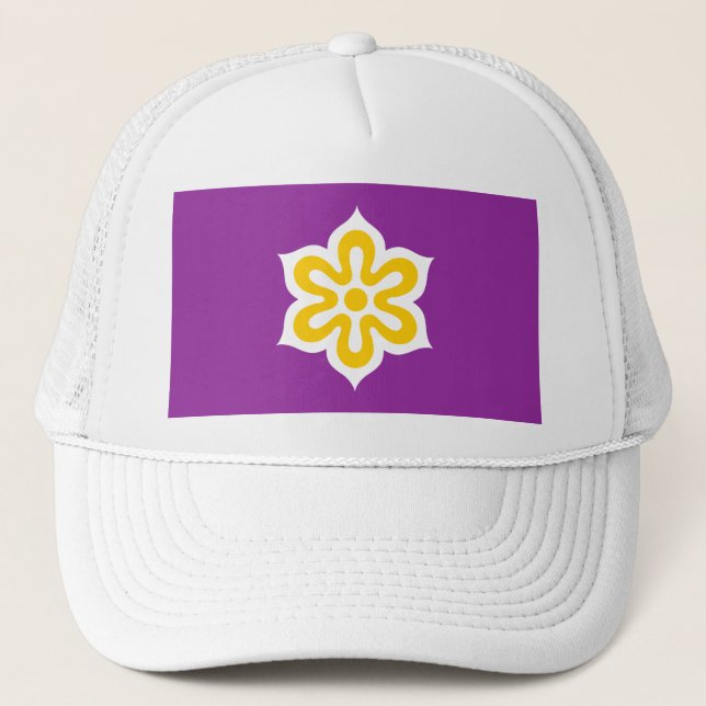 Gorra De Camionero Bandera de la prefectura de Kyoto, Japón (Anverso)