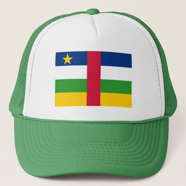 Gorra De Camionero Bandera de la República Centroafricana (Anverso)