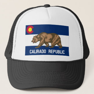 Gorra De Camionero Bandera de la república de Calirado