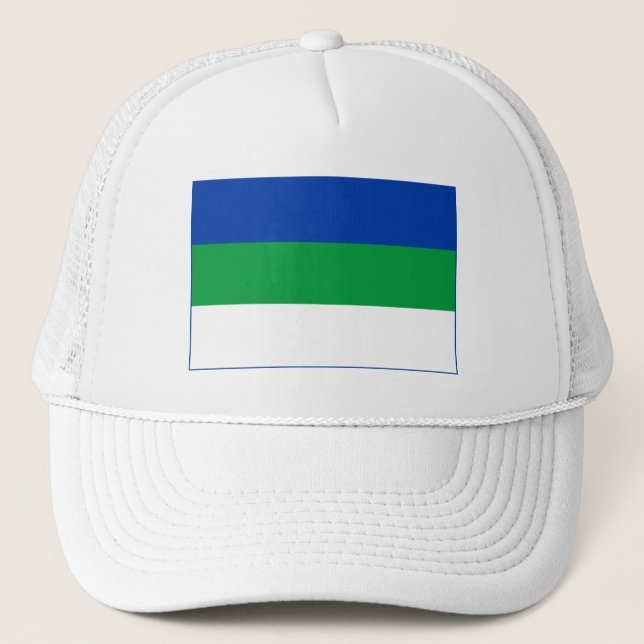Gorra De Camionero Bandera de la República de Komi (Anverso)