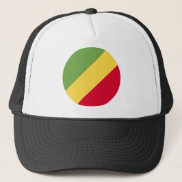 Gorra De Camionero Bandera de la República del Congo
