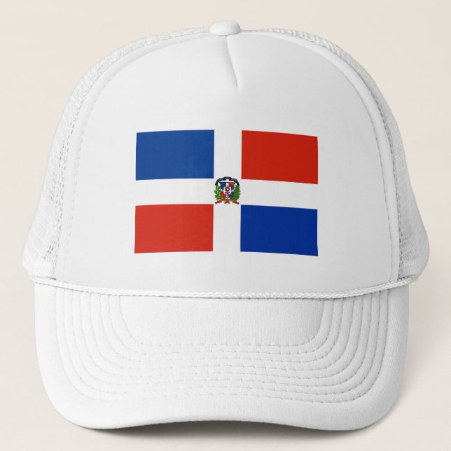 Gorra De Camionero Bandera de la República Dominicana (Anverso)