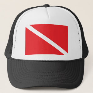Gorra De Camionero Bandera de la zambullida del EQUIPO DE