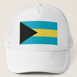 Gorra De Camionero Bandera de las Bahamas