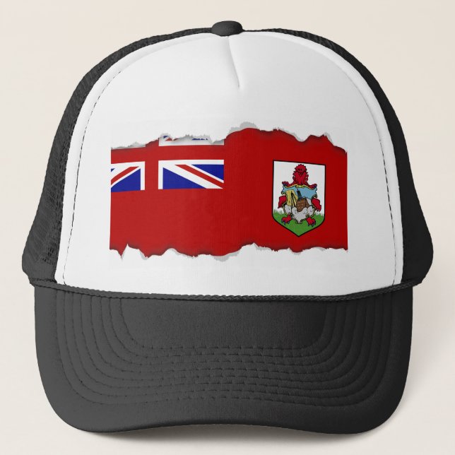 Gorra De Camionero Bandera de las Bermudas (Anverso)