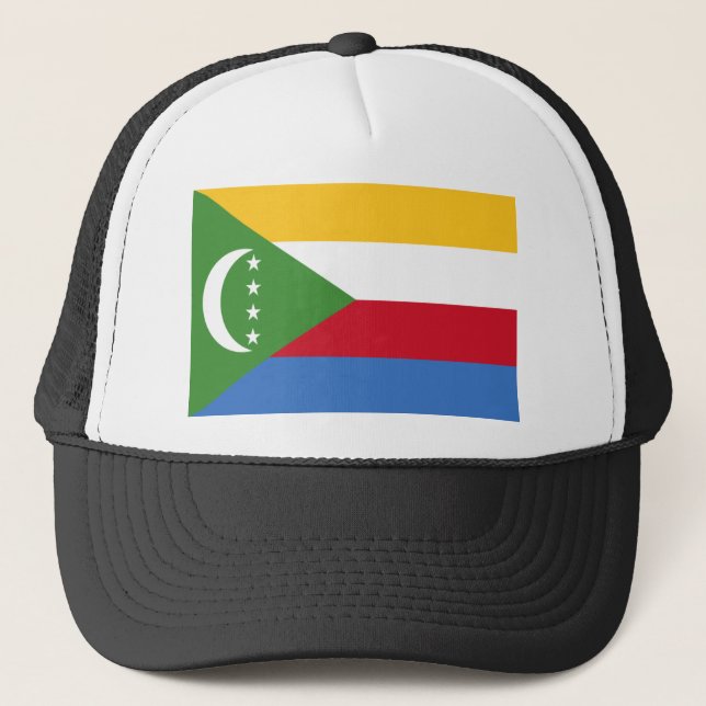 Gorra De Camionero Bandera de las Comoras (Anverso)