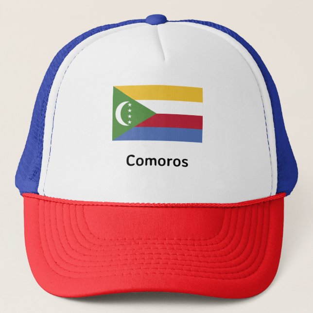 Gorra De Camionero Bandera de las Comoras (Anverso)