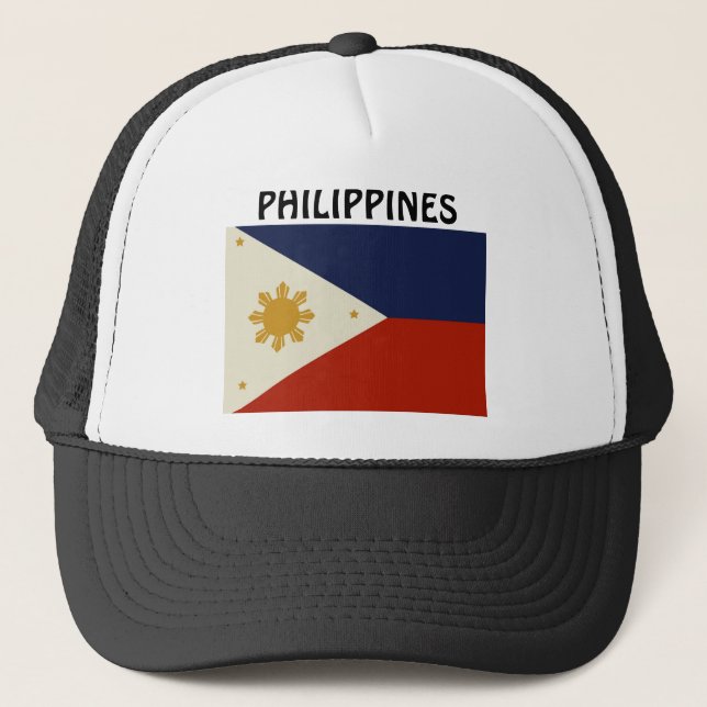 Gorra De Camionero Bandera de las Filipinas (Anverso)