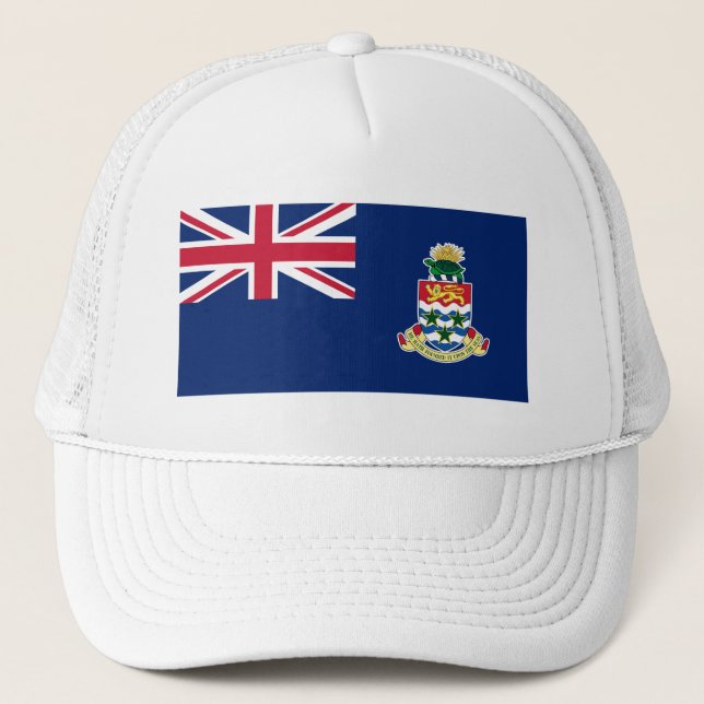 Gorra De Camionero Bandera de las Islas Caimán (Anverso)