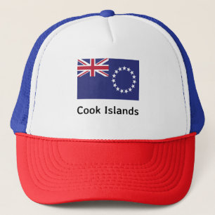 Gorra De Camionero Bandera de las Islas Cook