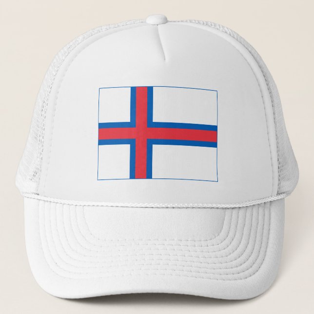 Gorra De Camionero Bandera de las Islas Feroe (Anverso)
