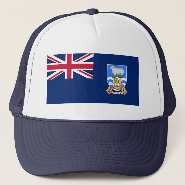 Gorra De Camionero Bandera de las Islas Malvinas (Anverso)