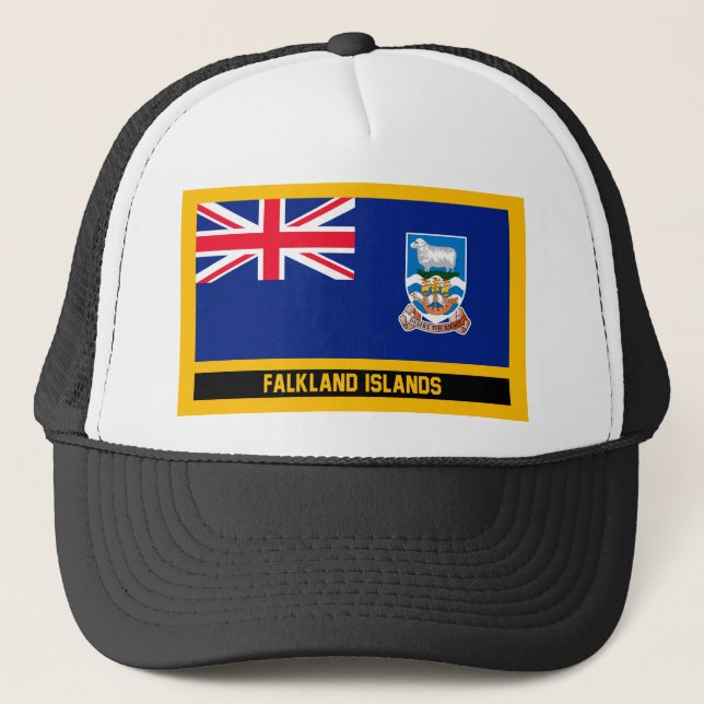 Gorra De Camionero Bandera de las Islas Malvinas (Anverso)