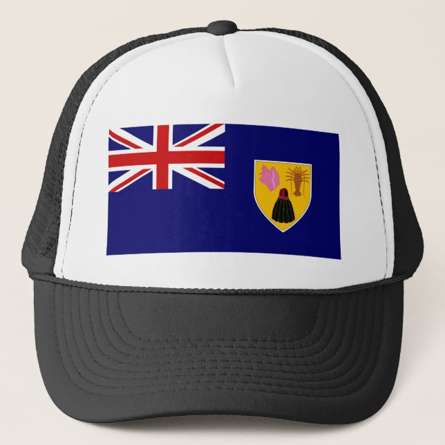 Gorra De Camionero bandera de las islas turcas y caicos (Anverso)
