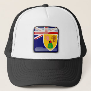 Gorra De Camionero Bandera de las Islas Turcas y Caicos