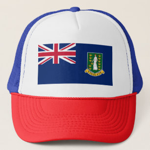 Gorra De Camionero Bandera de las Islas Vírgenes Británicas