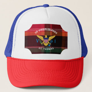 Gorra De Camionero Bandera de las Islas Vírgenes de Estados Unidos St