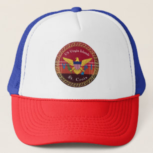 Gorra De Camionero Bandera de las Islas Vírgenes Estadounidenses Madr