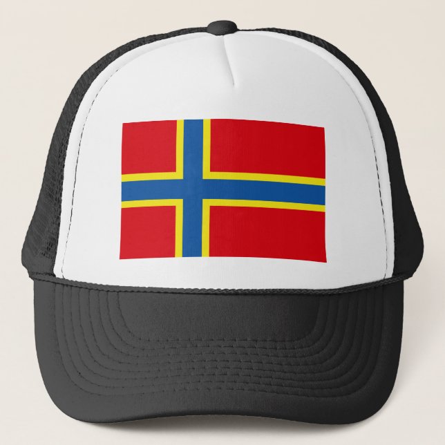 Gorra De Camionero Bandera de las Orcadas (Anverso)