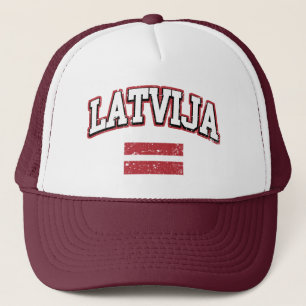 Gorra De Camionero Bandera de Latvija
