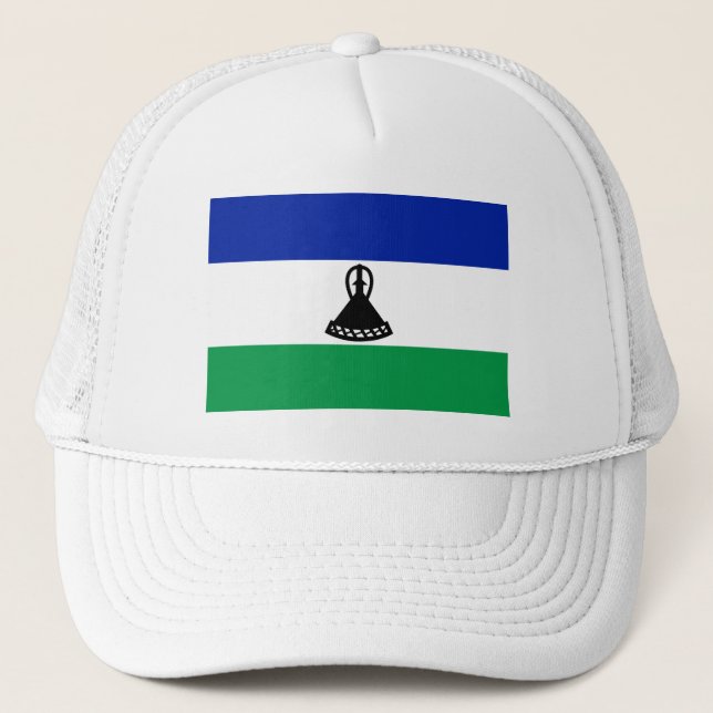 Gorra De Camionero Bandera de Lesoto (Anverso)