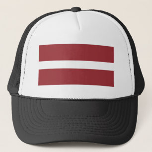 Gorra De Camionero Bandera de Letonia