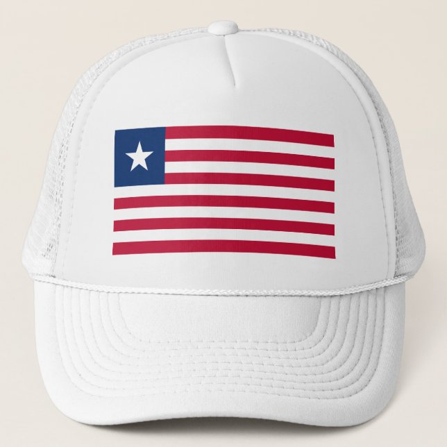 Gorra De Camionero Bandera de Liberia (Anverso)