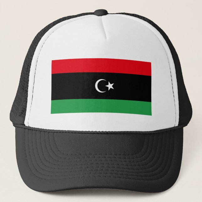 Gorra De Camionero Bandera de Libia (Anverso)