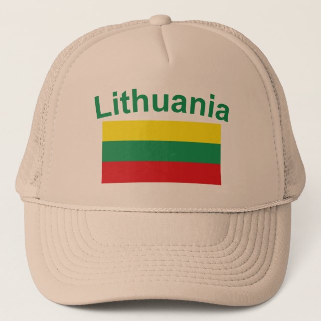 Gorra De Camionero Bandera de Lituania (Anverso)