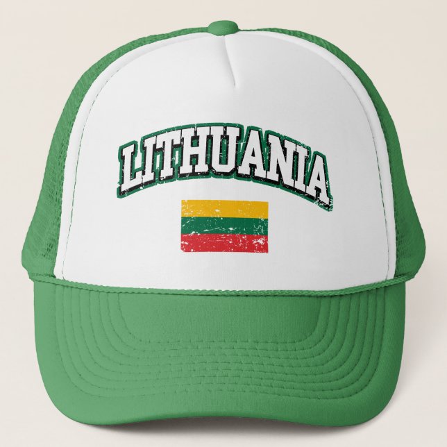 Gorra De Camionero Bandera de Lituania (Anverso)
