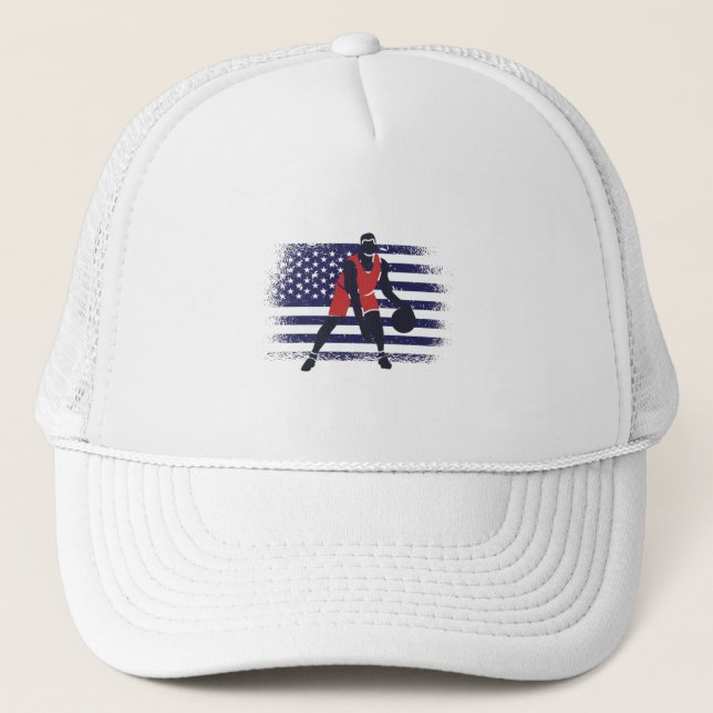 Gorra De Camionero Bandera de los Estados Unidos de América (Anverso)