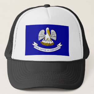 Gorra De Camionero Bandera de Luisiana