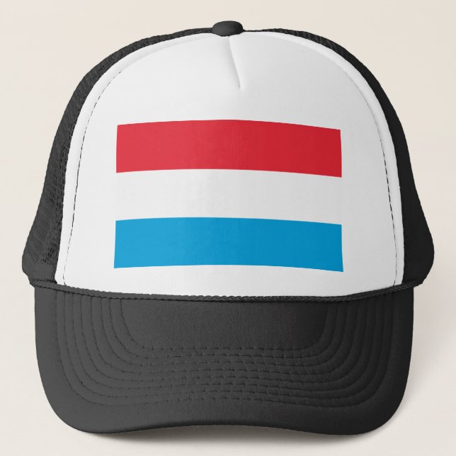 Gorra De Camionero Bandera de Luxemburgo (Anverso)