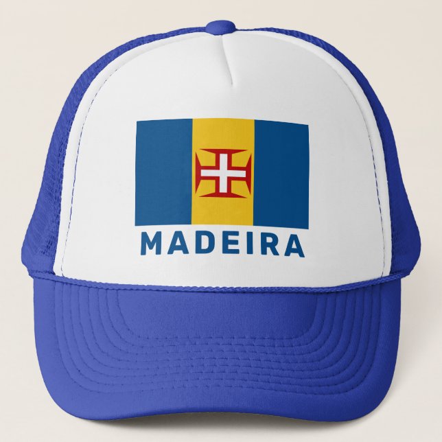 Gorra De Camionero Bandera de Madeira (Anverso)