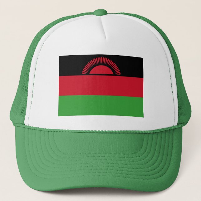 Gorra De Camionero Bandera de Malawi (Anverso)