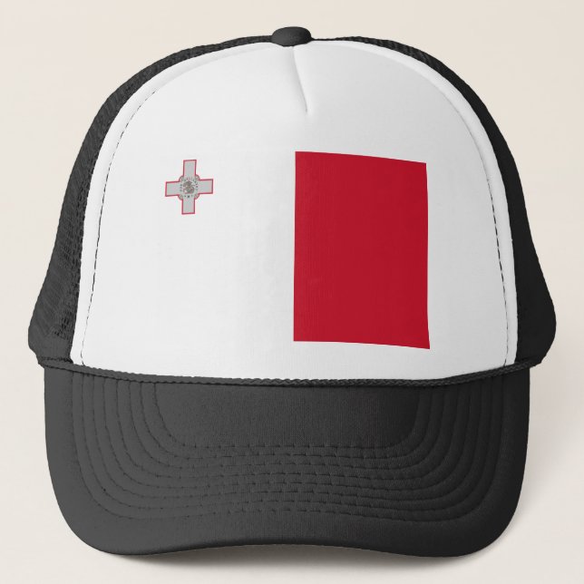 Gorra De Camionero Bandera de Malta (Anverso)