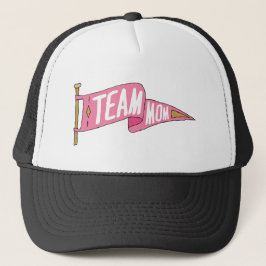 Gorra De Camionero Bandera de mamá del equipo de mamá del escuadrón d