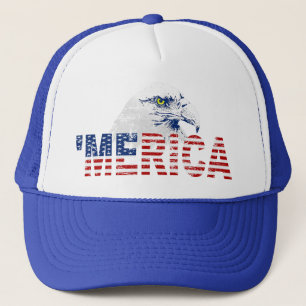 Gorra De Camionero Bandera de MERICA E.E.U.U. del vintage los 'y