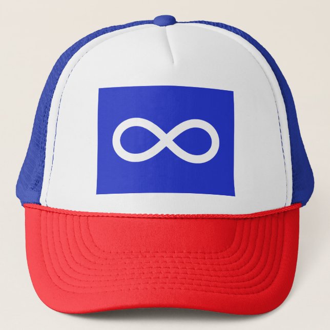 Gorra De Camionero Bandera de Metis, bandera de Métis (Anverso)