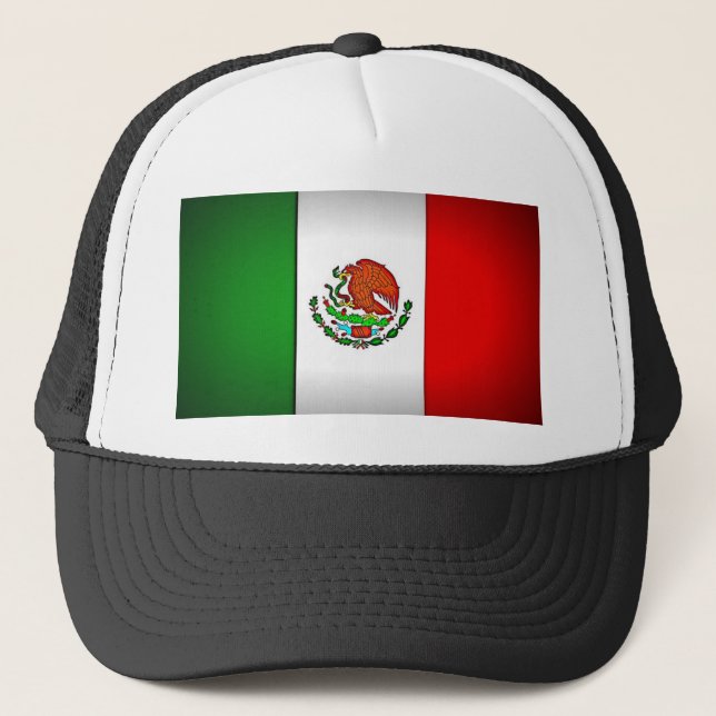 Gorra De Camionero Bandera de México estilizada (Anverso)