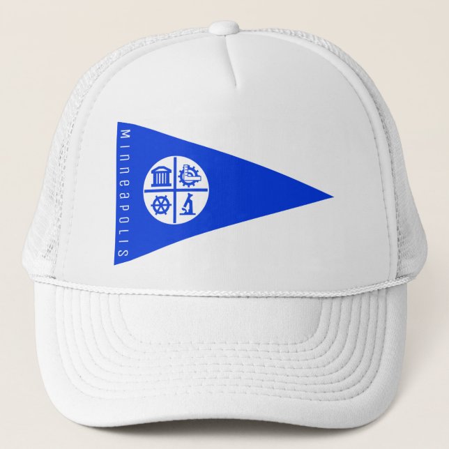 Gorra De Camionero Bandera de Minneapolis (Anverso)