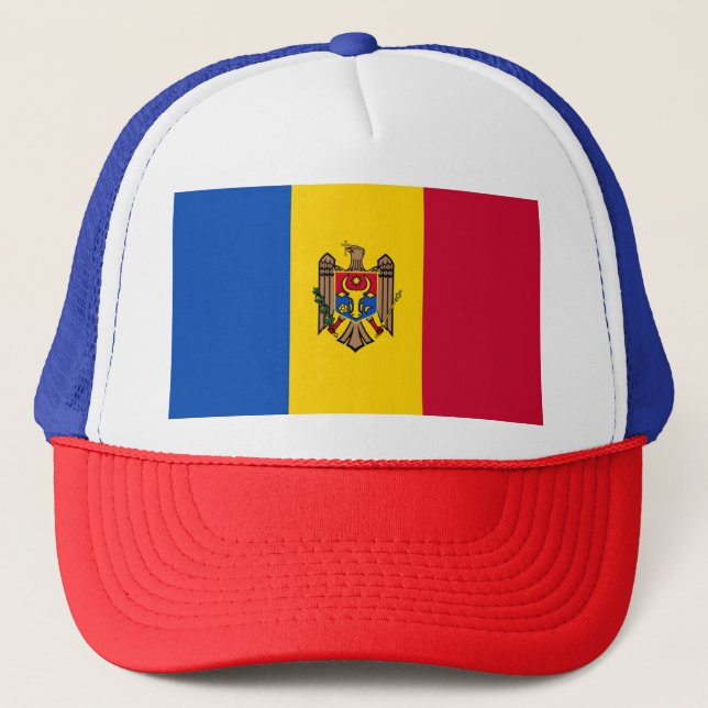 Gorra De Camionero Bandera de Moldavia (Anverso)