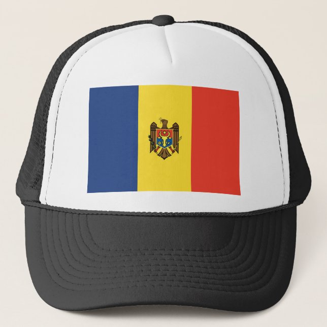 Gorra De Camionero Bandera de Moldavia (Anverso)