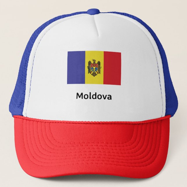 Gorra De Camionero Bandera de Moldavia (Anverso)