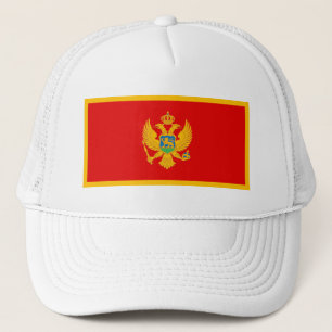 Gorra De Camionero Bandera de Montenegro