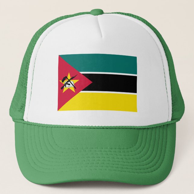 Gorra De Camionero Bandera de Mozambique (Anverso)