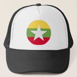 Gorra De Camionero Bandera de Myanmar
