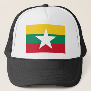 Gorra De Camionero Bandera de Myanmar