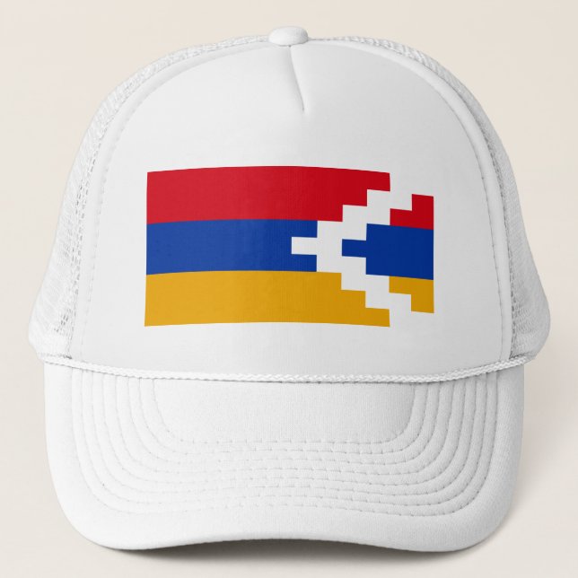 Gorra De Camionero Bandera de Nagorno Karabakh (Anverso)
