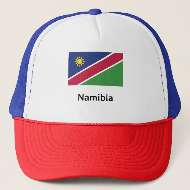 Gorra De Camionero Bandera de Namibia (Anverso)